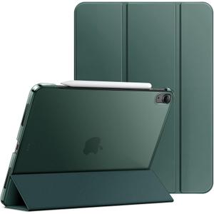 JETech Case for iPad Air 13-Inch M4/M3/M2 (2026/2025/2024), Slim Stand Hard Back Shell Smart Cover with Auto Wake/Sleep (Midnight Green)
