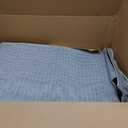 VKLiving Machine Washable 8'x10' Abstract Area Rug - Non Slip, Modern Woven, Soft Carpet for Living Room, Bedroom, Kitchen & Dining (Tpe01-gold Brushstroke)