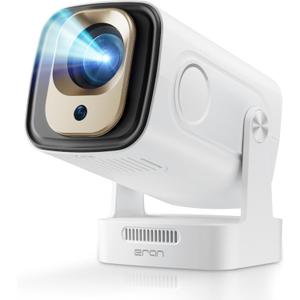 Upgraded HY260 PRO MINI Portable Projector, Native 1080P Support for 4K Resolution with Bluetooth 5.4 WIFI6 300 ANSI Android 11,180 Rotatable, Auto Keystone Correction,35"-130" Screen Video Projector