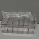 AIEVE 2 Pack Drink Packet Organizer, Water Drink Packet Holder with Removable Dividers for Pantry Organizers and Storage, Water Flavor Powder Mix Holder for Kitchen Storage Organization