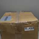 GarveeHome Scalloped 8x10 Rug for Living Room Washable Non-Slip Solid Blue Modern Minimalism Low-Pile Carpet 8 x 10 Rug for Bedroom Dining Nursery Mat with Rubber Back