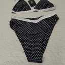 SUUKSESS Women Triangle High Cut Bikini Sets Sexy High Waisted 2 Piece Swimsuit Small