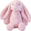 Pink Bunny Stuffed Animal - Medium 16" Adorable Rabbit Plush Toy Gift for Kids, Spring Decor, Easter