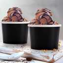 WUWEOT 120 Pack Paper Ice Cream Cups, 8 Oz Disposa Dessert Bowls, Party Supplies Treat Cups Food Cup for Hot and Cold Food, Soup, Sundae, Frozen Yogurt