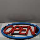 24'' X 12'' Ultra Bright LED Open Sign - Remote Controlled - Get Your Business Seen Day or Night (Blue/Red)
