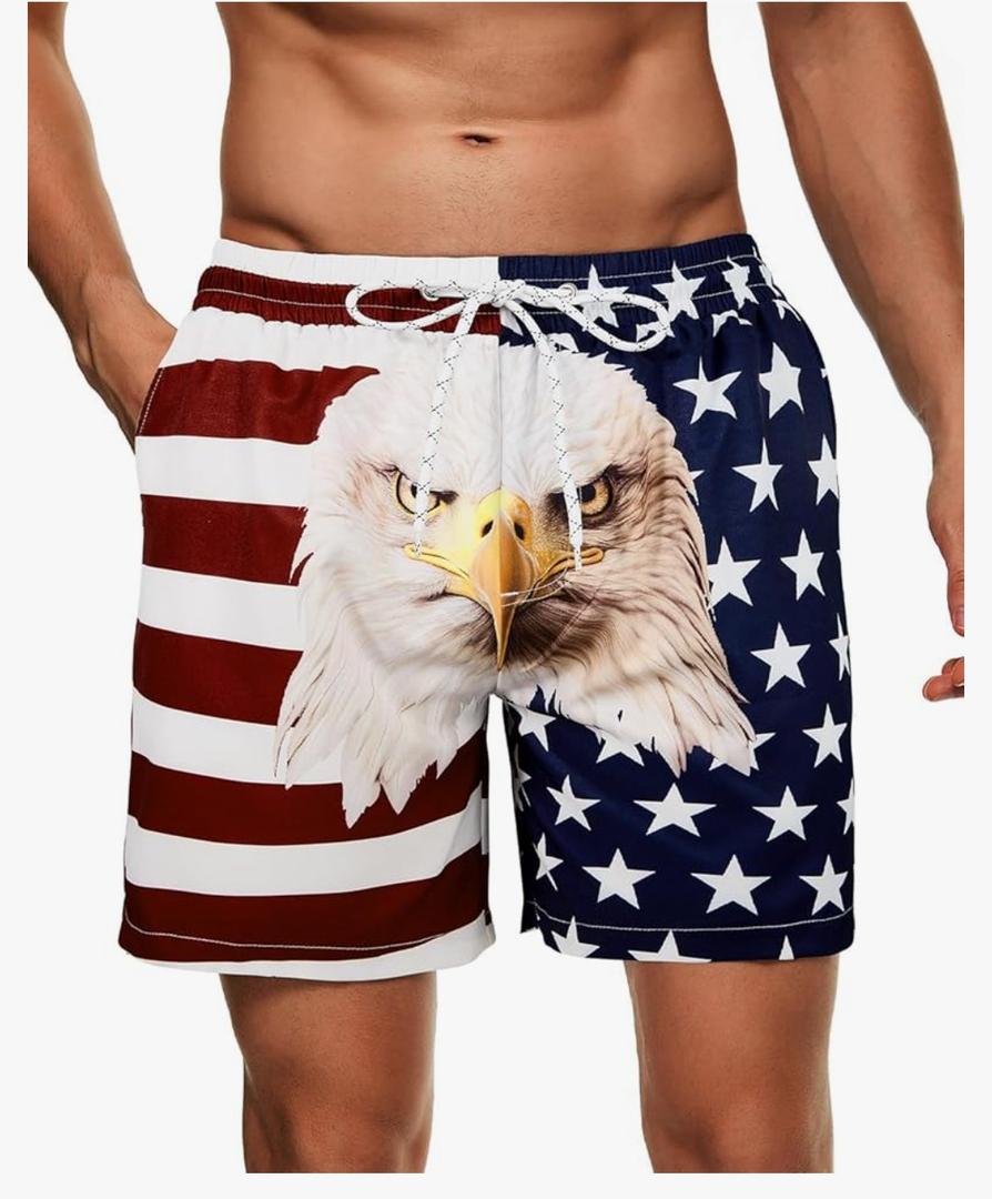 Century Star Mens Swim Trunks Quick Dry Swim Shorts Beachwear for Men Summer Holiday L