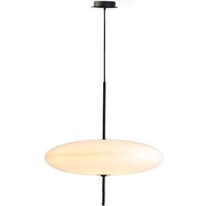 Brikey 19.7'' Nordic Acrylic Pendant Light, 5-Light Hanging Ceiling Lamp Chandelier for Dining Room Kitchen Island (White)