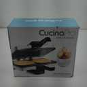 CucinaPro Krumkake Baker By Cucina Pro - 100% Non Stick, Makes Two Krumkake Pizzelle-Like Cookies, Great for Cannoli Filling & Cones