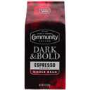 Community Coffee Dark & Bold Espresso Blend, Dark Roast Whole Bean Coffee, 11 Ounce Bag (Pack of 6)