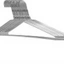 20Pcs Silver Wire Hangers for Clothes, Shirt, Wire Coat