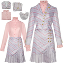 Glinda Cosplay Costume Pink Glinda Costume Suit Party Dress For Women, S