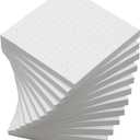 (12 Pad) Dotted Sticky Notes, 3x3 Inch, Dot Grid Self-Stick Notes, Easy to Post for School, Office, Notebook, White Color Pads/Pack
