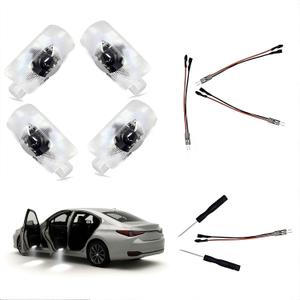 4Pcs Car Door Logo Projector Lights Compatible with Lexus IS/ES/LS/GS/GX/LX/RX/RC/UX200 (20062025)  HD LED Ghost Shadow Welcome Light, Plug & Play OEM Courtesy Replacement, Never Fade, Ultra Bright