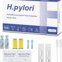 H Pylori Test Kit, Helicobacter Pylori Test Kit - Fast and Accurate, Self-Test at Home, Results in 10-15 Minutes, No Lab Visit Required (2 Count (Pack of 1)