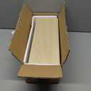 RICHER HOUSE Floating Shelves Set of 3, Modern Bathroom Shelves Wall Mounted with Invisible Brackets Over Toilet, Rustic Wall Shelves for Bathroom Bedroom, Living Room, Kitchen - Light Brown (2+1)