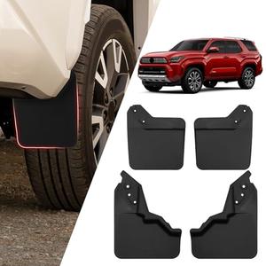FormiPow Mud Flaps Splash Guards for 2025 2026 Toyota 4Runner (Not Fit for TRD Pro, Trailhunter), TPE Normal Width, Protects Against Mud, Rocks, and Debris, Front & Rear Fender Liner (4PCS)