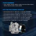 22301C AC Compressor with Clutch Fits for 2013-2021 Encore, 2013-2021 Sonic, 2013-2021 Trax 1.4L, Fits for 2020-2021 Encore GX 1.2L 1.3L, Air Conditioning Compressor Replace OE 42623009