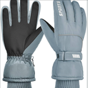 Gilotop Unisex Waterproof Winter Gloves Touchscreen,Windproof Thermal Ski Gloves for Men Women, Warm for Snowboarding, Hiking, Running,Outdoor Activities