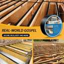 4 Pack Joist Tape for Decking 1-5/8"50', Weather-Resistant Deck Butyl Joist Tape,Waterproof Joists Tape for Flashing Deck Joists and Beams Building Joists