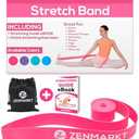Zenmarkt Ballet Stretch Bands for Flexibility and Strength - Stretch Bands Ideal to Have as Dance Equipment in Every Competition - Suitable for Gymnastics, Cheerleading, and Pilates Training