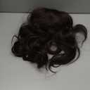 Long Brown Wigs for White Women Kinky 26 Inch Middle Part Glue less Wig 180% Density Wear Curly Wavy Wigs with bangs Brown Wig Upgraded Protein Fiber Hair for Daily Party Use. (Brown)