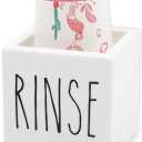 Dixie Acrylic Cup Dispenser and Holder, 3/5 oz White Paper Cup Rinse Organizer Caddy (1 Compartment)