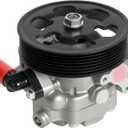 21-5341 Power Steering Pump with Pulley Fits for Honda Accord EX/LX L4 2.4L 2003 2004 2005 2006 2007 Replacment OE# 56110-RAA-A01 56100-RAA-A03 56100-RAA-A01RM 56110-PND-003 21-5341 96-5341 990-0656