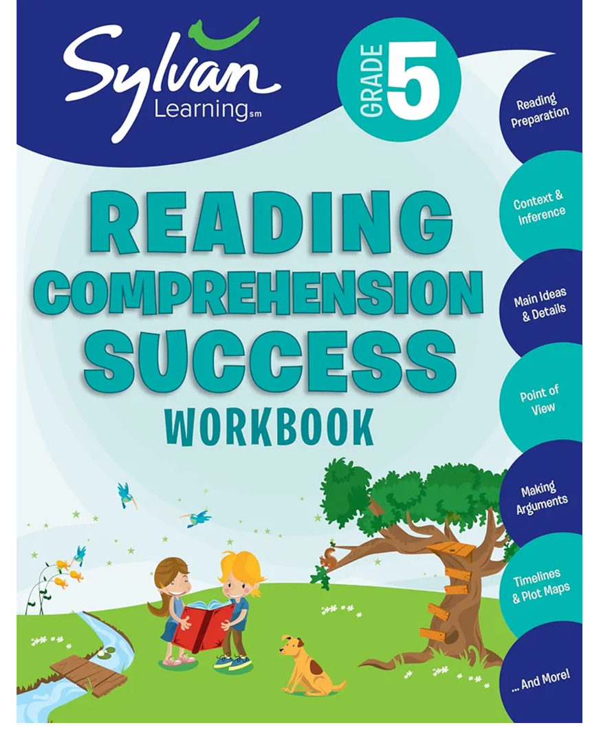 5th Grade Reading Comprehension Success Workbook: Reading and Preparation, Context and Indifference, Main Ideas and Details, Point of View, Making ... and More (Sylvan Language Arts Workbooks) Paperback – March 26, 2019
