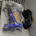 Rollator Walker for Seniors, Lightweight Foldable All Terrain Rolling Walker with seat, Aluminum Walkers with 10 inch Rubber Wheels, Handles and Backrest for Seniors and Adult