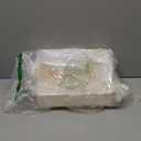 Automatic Bird Bath Large Bird Shower Circulating Large Parrot Bathtub Fountain for Parakeet, Cockatiel, Conure, Budgie, Lovebird, African Grey (White)