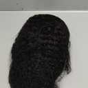 18 Inch Curly Half Wig Human Hair 180 Density 3 In 1 Seamless Flip Over Half Wigs Beginner Friendly Glueless Wear and Go Kinky Curly Wig Human Hair Drawstring Headband Wig for Women
