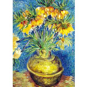 1000 Piece Puzzle for Adults Fritillaries in a Copper Vase by Van Gogh Jigsaw Puzzles 1000 Pieces Puzzles for Adults 1000 Pieces Oil Painting Puzzle 1000-Piece Jigsaw Puzzles for Seniors Teens