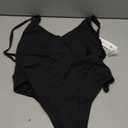 Holipick High Cut Thong One Piece Sexy Swimsuit Low Back Cheeky Bathing Suits for Women Backless Brazilian Swimwear, Size: X-Large