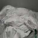 Pureegg Rectangle Table Cloth 60" x 102"  8 Packs, Durable Polyester Tablecloth Offers Reusable & Washable Protection, Ideal for Outdoor Party, Picnic, Wedding, Banquet and Birthday, White