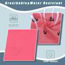 Landisun Mens Swim Trunks Board Shorts Swimsuit Swimwear Swim Shorts Bathing Suits Quick Dry with Mesh Lining (Pink, XXXL)
