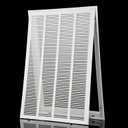 14x30 Return Air Grille [Duct Opening Size] Return Vent Cover for Wall or Ceiling,Steel Return Air Grill Removable Face/Door for 1 inch Filters(14"W x 30"H [Duct Opening])