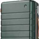 Carry on Luggage Suitcase, 22x14x9 Airline Approved 20 Inch Hardside Carry-on Luggage with Spinner Wheels, Hard Shell Luggage with TSA Lock, Hard Case Small Travel Suitcase (Green, 20-Inch)