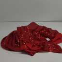 QueenDream Sequin Tablecloth 60x102 Inch Red Tablecloth Glitter Table Cloth for Bridal Shower Birthday Engagement Wedding Party Decorations