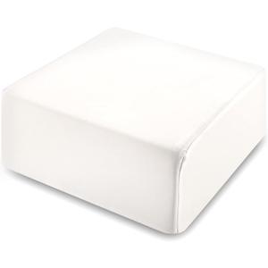 Pillowcase for Pillow Cube, Pillow Case for Cube Pillow, Square Pillowcase(12x12 x5, White)