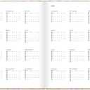 Letts of London® Paisley Academic Weekly/Monthly Planner, August 2025 to July 2026, Week-to-View, Sewn Binding, Multilingual, A6 Size, 5.875" x 4.125", Butterfly (C030851-25)
