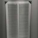 HVAC Premium 12'' x 26'' [Duct Opening] Flat Stamped Steel Return Air Grille - Sidewall and Ceiling - HVAC Vent Duct Cover - White [Outer Dimensions: 13.75''w X 27.75''h]