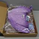 Havawish 4 Pcs Gaint Butterfly for Party Decorations 19.7"/ 11.81" 3D Crepe Paper Hanging Large Butterfly for Women, Flower Paper Party Decorations for Spring Wedding Birthday Garden Nursery Decor (Purple, Pink, Blue, Orange)