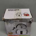 Tea Kettle for Stove Top Stainless Steel Tea Kettle Stovetop Whistling Teakettle Teapot with Handle Coffee Kettle for Home Restaurant Hotel Orange