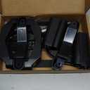 BBsecure Baby Gate Banister Adapter, Wall to Banister Mounting Kit for Baby Gates, 2 Pack No Hole Stairway Safety Adapter, Compatible with Mesh & Metal Gates on Posts 1.5"3.5" Wide, Black