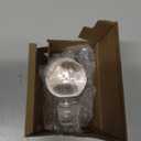 Whiskey Decanter and Glass Stopper 27 oz Round Ribbed Decanter for Whiskey, Bourbon, Brandy, Liquor, and Rum