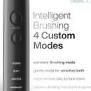 Aquasonic Black Series Ultra Whitening Toothbrush ADA Accepted Electric Toothbrush- 8 Brush Heads & Travel Case 40,000 VPM Electric Motor & Wireless Charging - 4 Modes w Smart Timer
