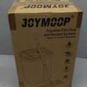 JOYMOOP Mop and Bucket with Wringer Set, Hands Free Flat Floor Mop and Bucket, 60" Mop with 3 Reusable Microfiber Pads, Wet and Dry Use, Floor Cleaning System
