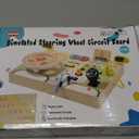 JGOBUB Montessori Toddler Toys  Baby Wooden Busy Board  Sensory Toys with Light Switch  Travel Toys for Educational Toddler Activities for Toddlers 1 2 3 4+ Year Old