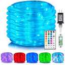 ANJAYLIA 66ft 200 LED Rope Lights Outdoor, Waterproof 16 Colors Changing String Lights Plug in with Remote Control Indoor Twinkle Fairy Lights for Bedroom Garden Party Halloween Christmas Decorations - Amazon.com