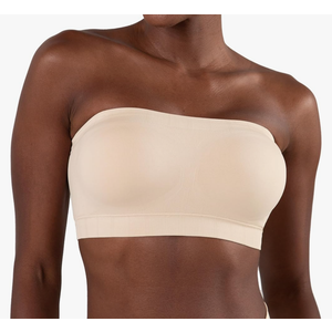 Truekind Wireless Strapless Bra, Bandeau Bra, Small to Plus Size Strapless Bras for Women, Tube Top, Size Medium